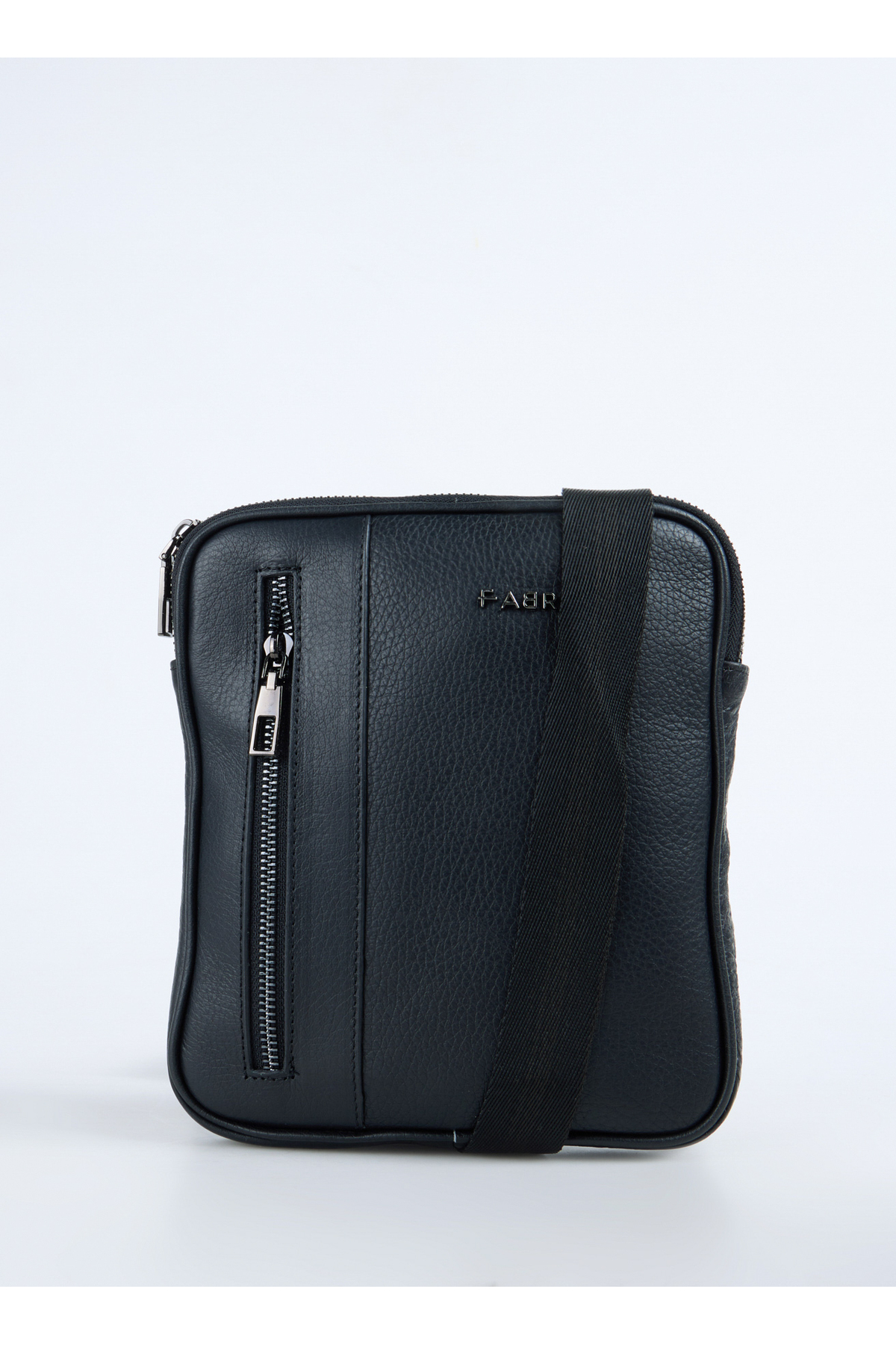 Fabrika  FRKÇT 003 DERİ POSTA ÇANTA SİYAH FL Siyah Erkek Deri Postacı Çantası