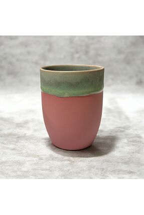 Hals Seramik El Yapımı Porselen Renkli Bardak - Modern Tasarım