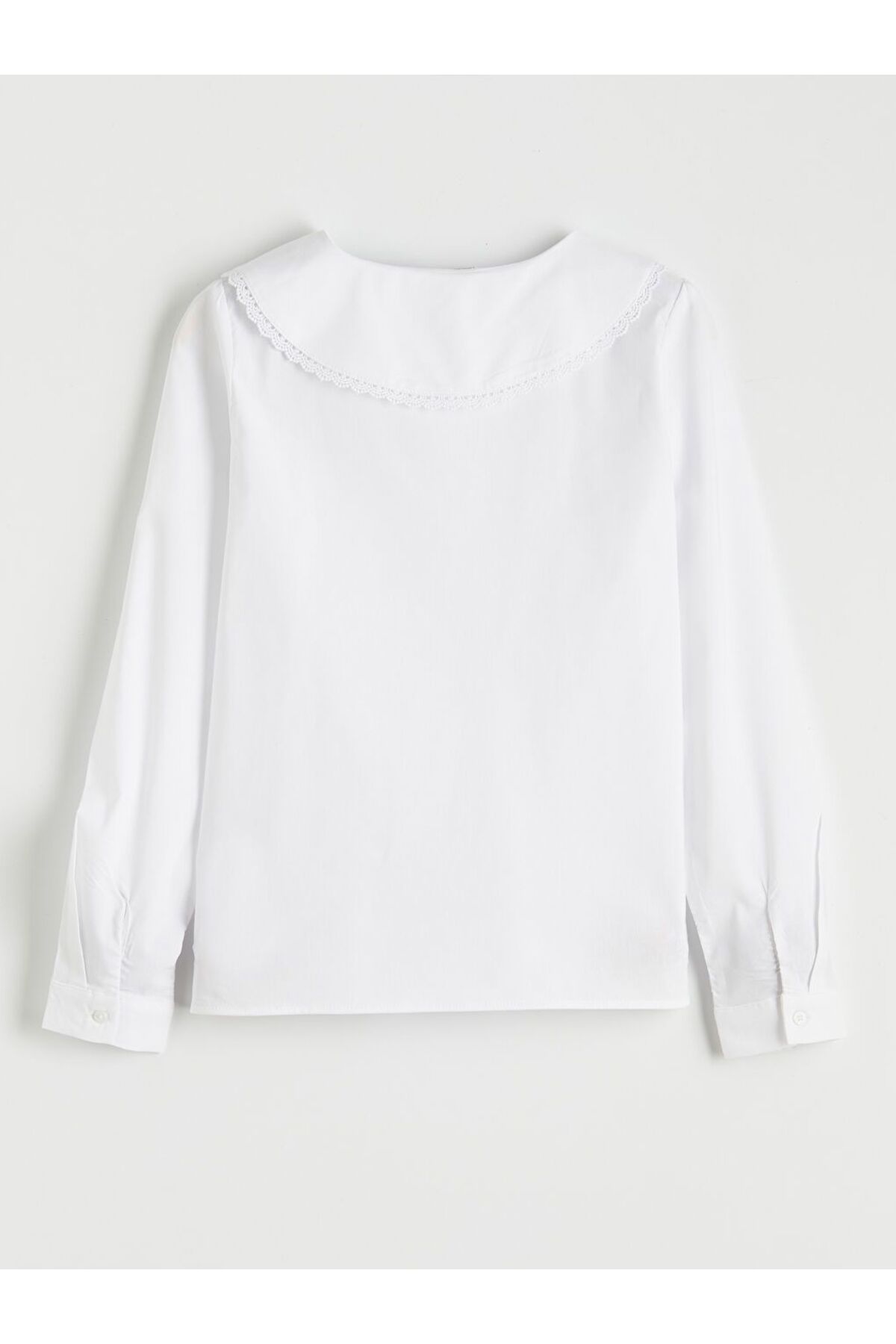 LC Waikiki Bebe Yaka Kız Çocuk Gömlek fotoğrafı 2 (önizleme)