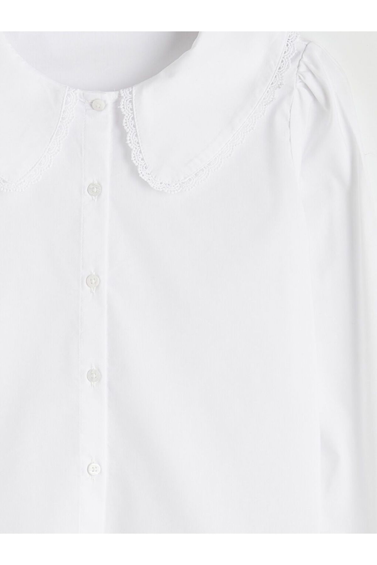 LC Waikiki Bebe Yaka Kız Çocuk Gömlek fotoğrafı 3 (önizleme)