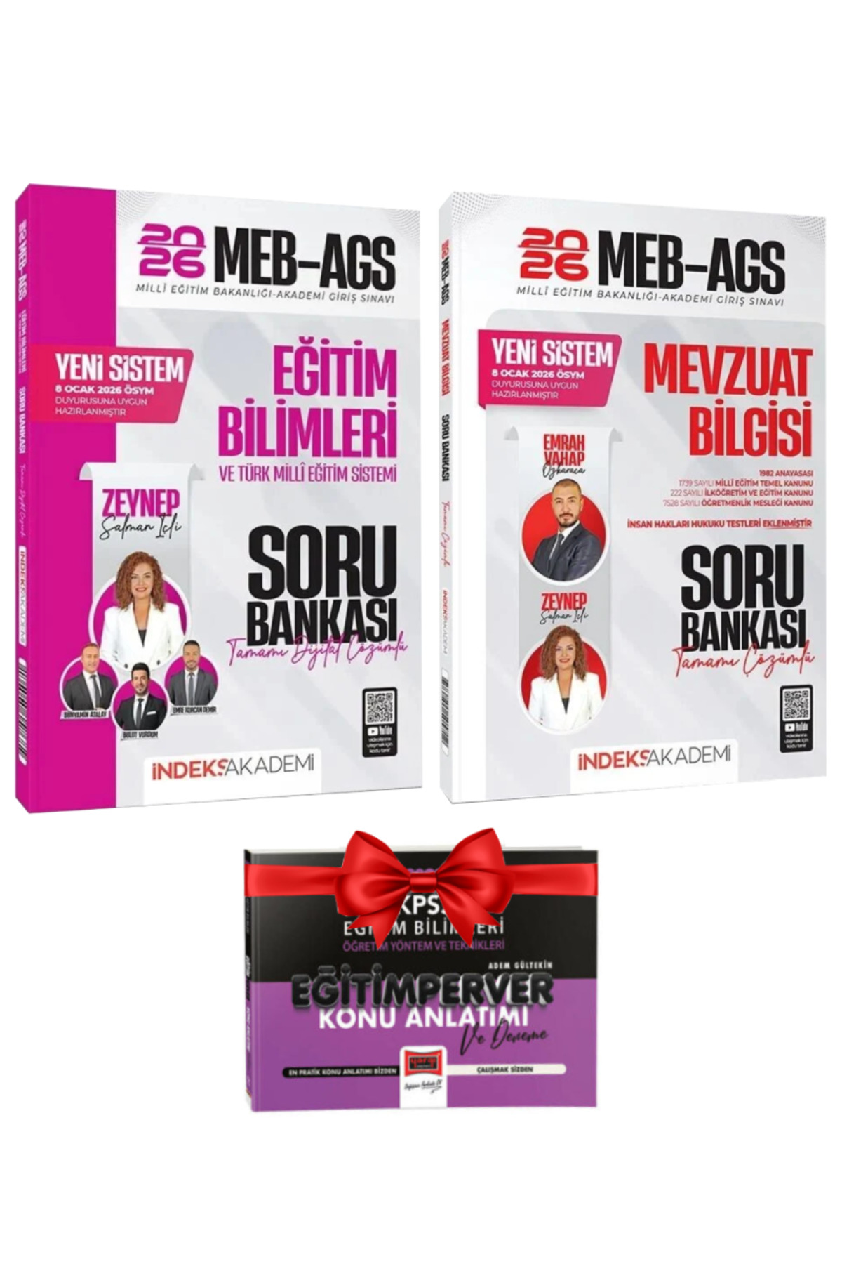 İndeks Akademi 2026 MEB-AGS Eğitimin Temelleri+Mevzuat Bilgisi