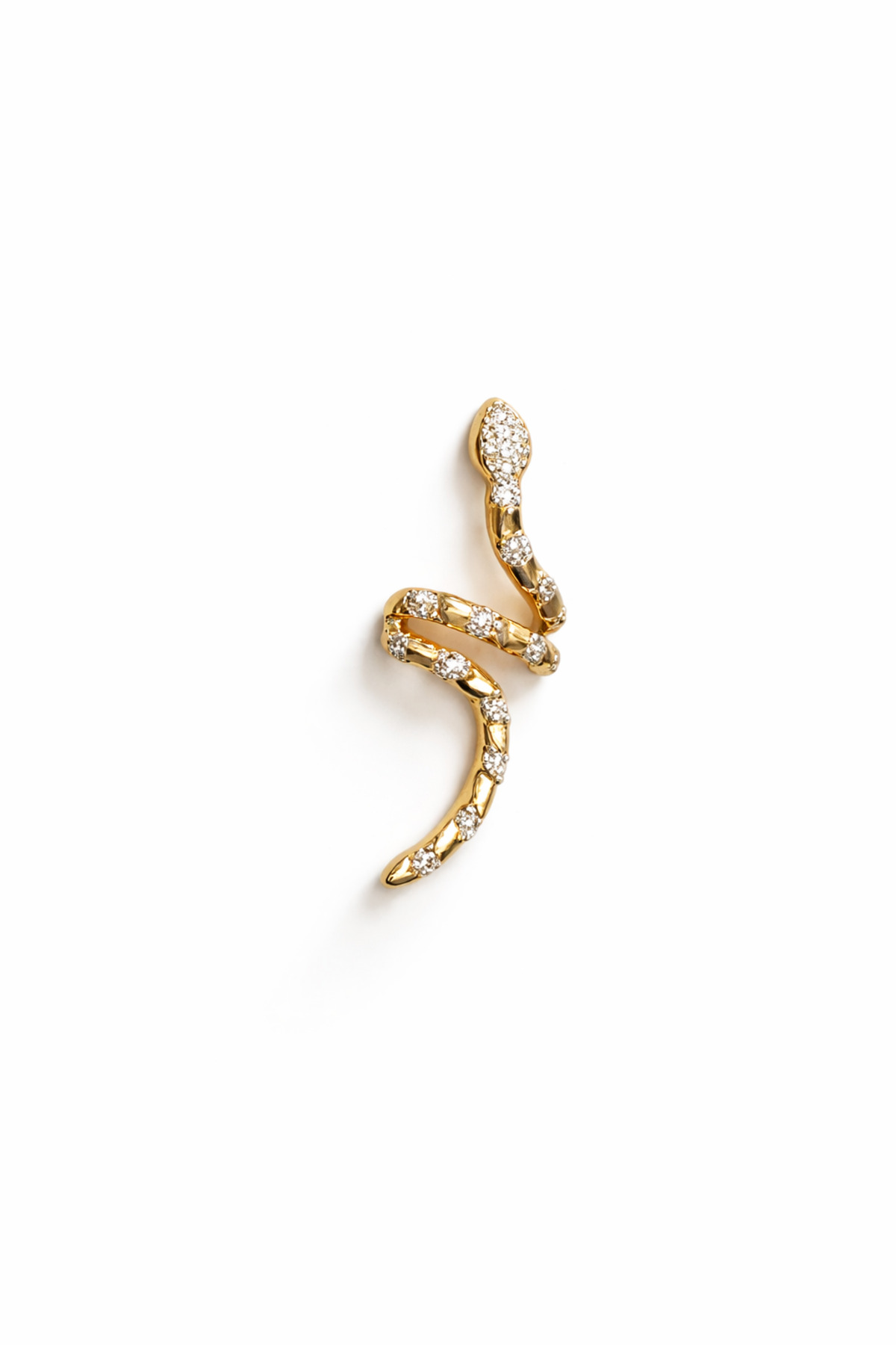 Serpiente Glow Gold VIP Kulak Kıkırdak Küpe