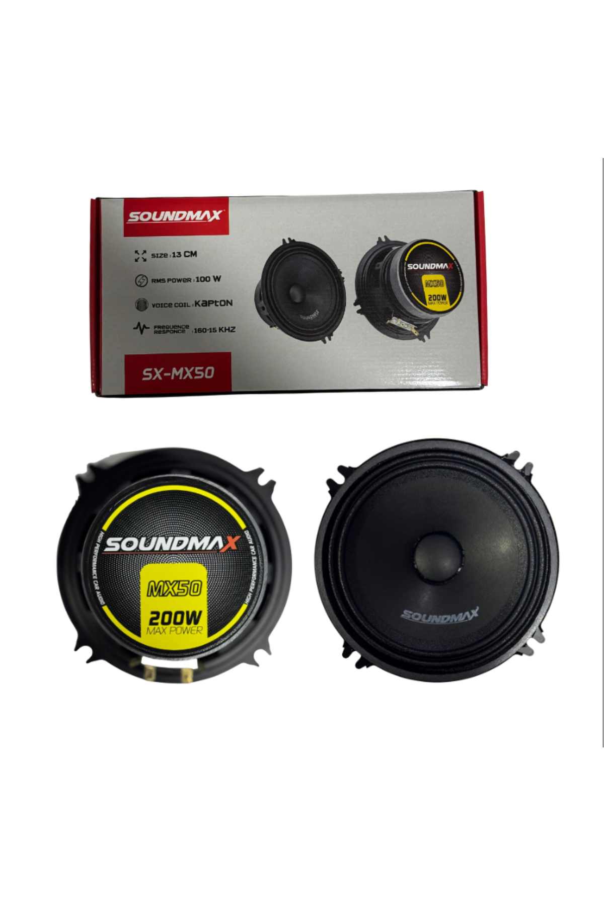Soundmax Deniz Sound Garage 13 cm Midrange SX-MX50 200 Watt 100