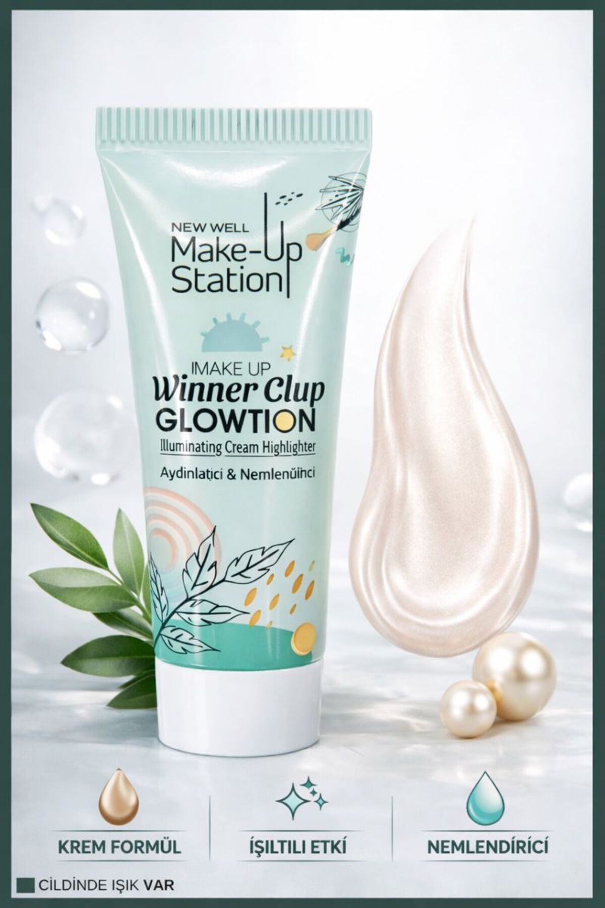 Newwell Glowtion Makyaj Bazı Beyaz No:1 20ml — سفید 8680923358369 — تصویر 4 از 4