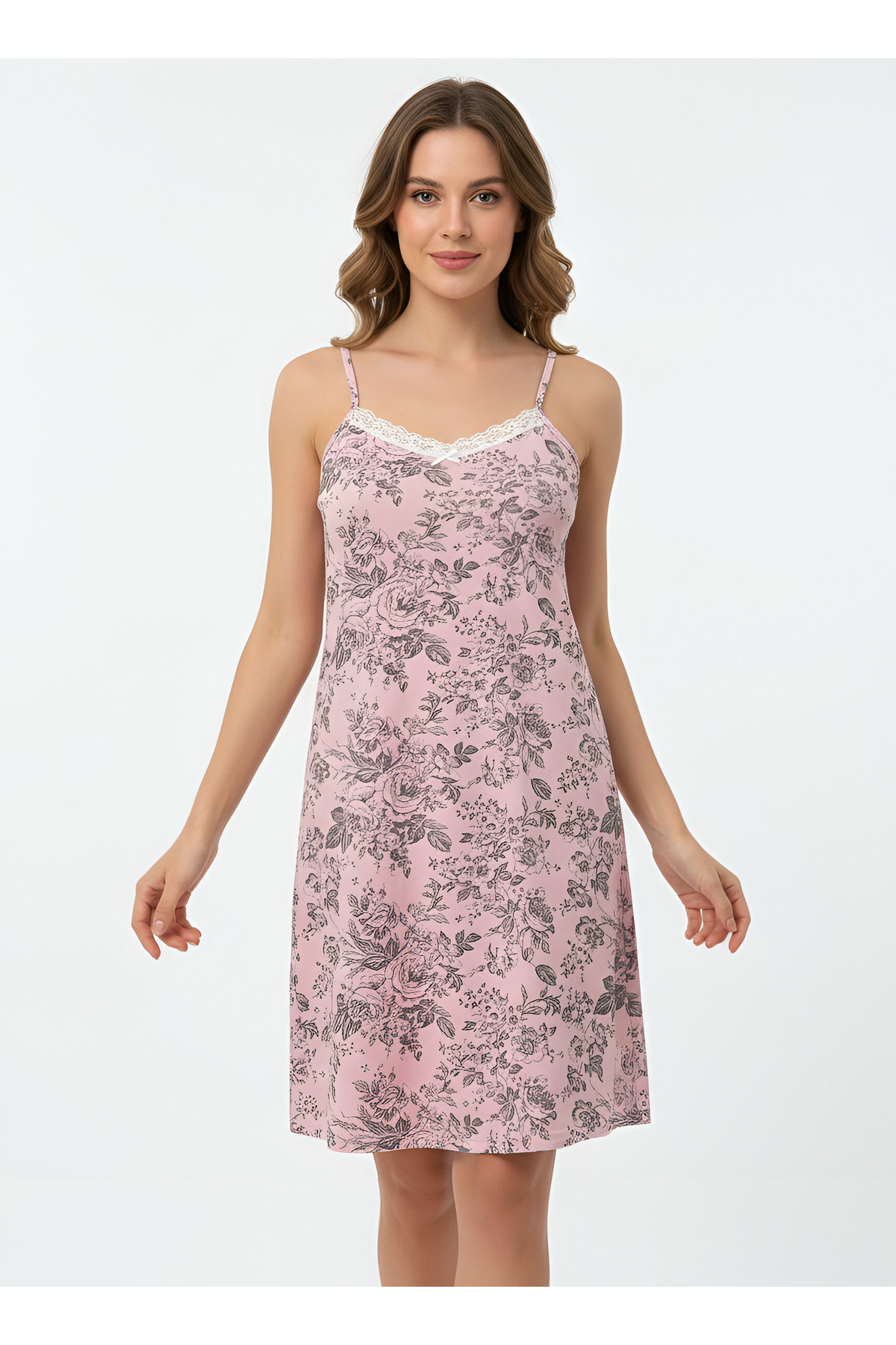 PİJAMOON ÇİÇEK DESENLİ GECELİK