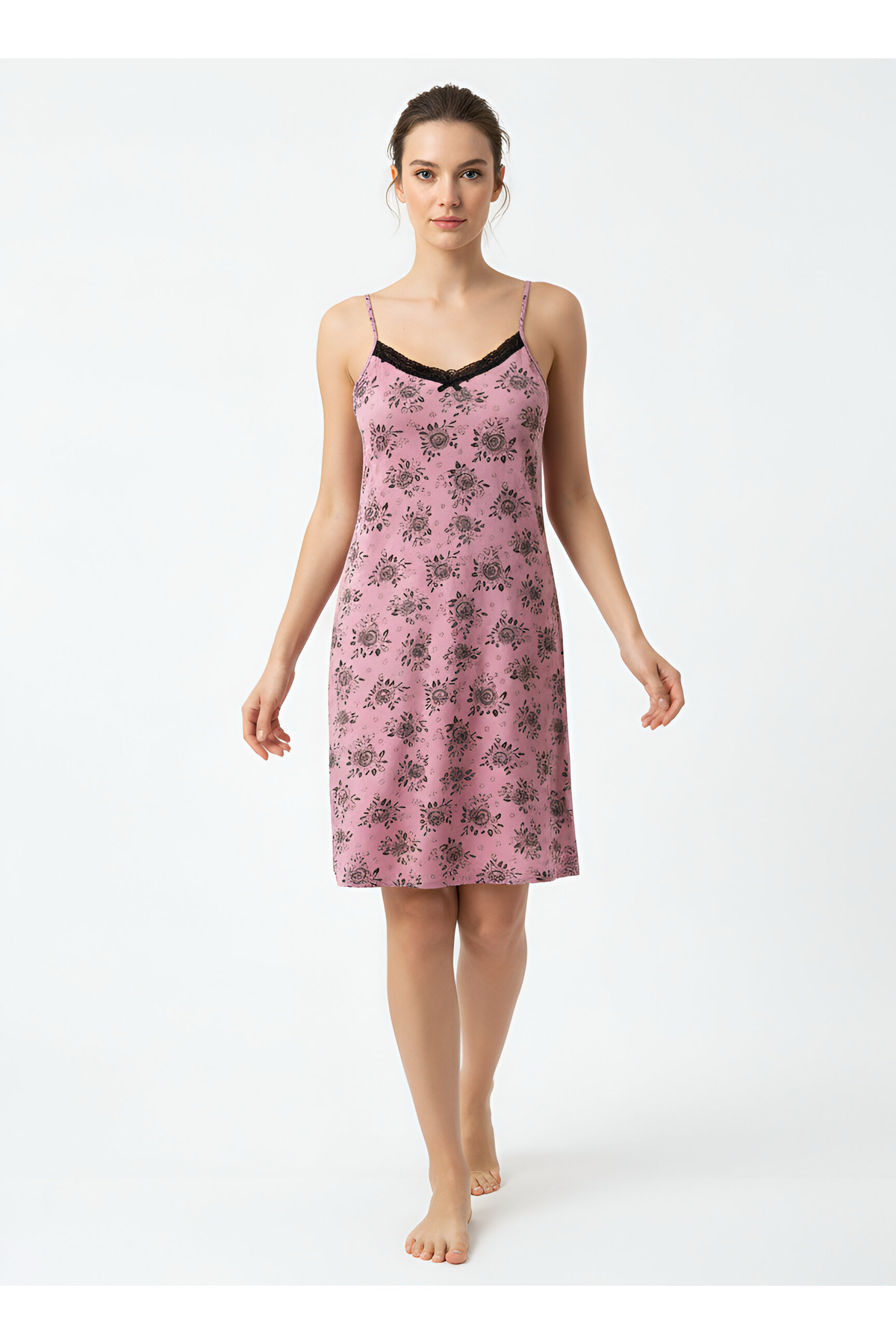 PİJAMOON ÇİÇEK DESENLİ GECELİK