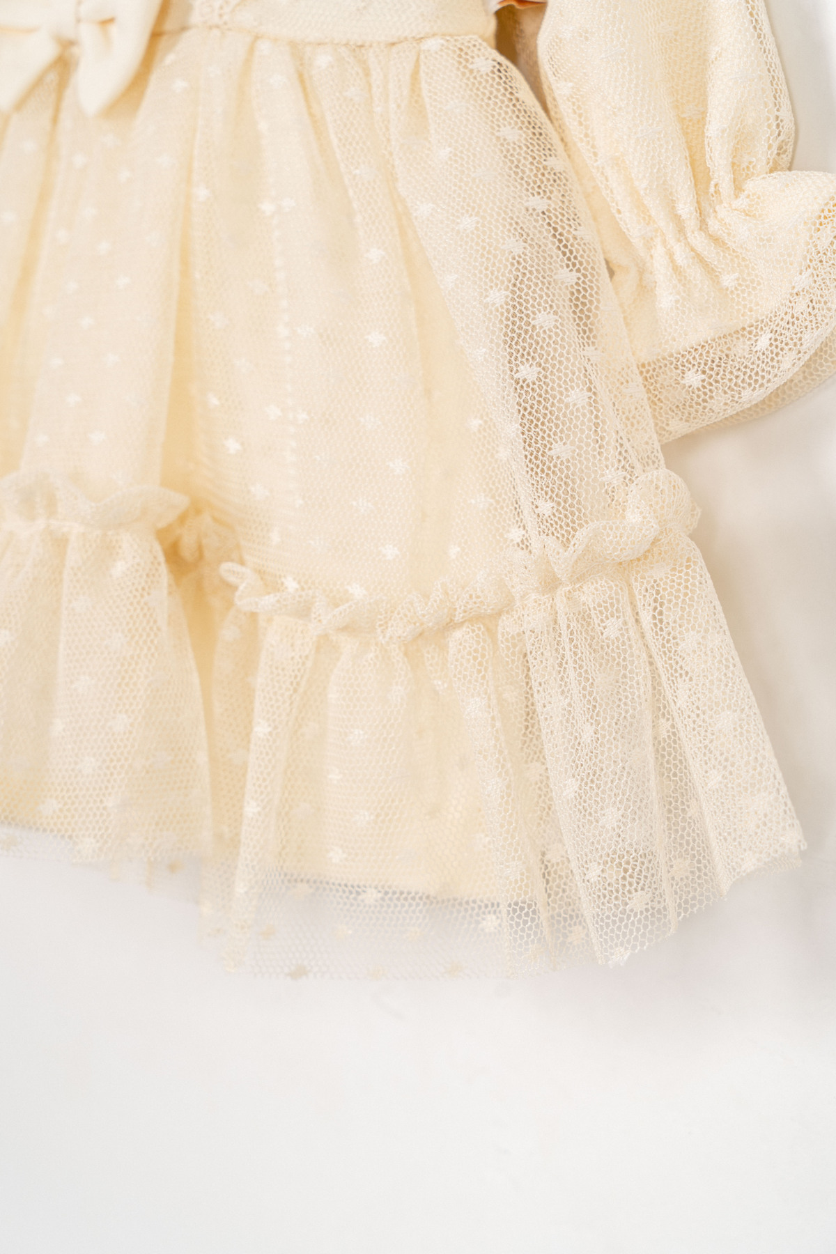 Miniday Baby Kız Bebek Mevlütlük Elbise Bandanalı Dantelli Yeni doğan Hastane çıkışı Gelinlik Abiye Mevlitlik 416 fotoğrafı 5 (önizleme)