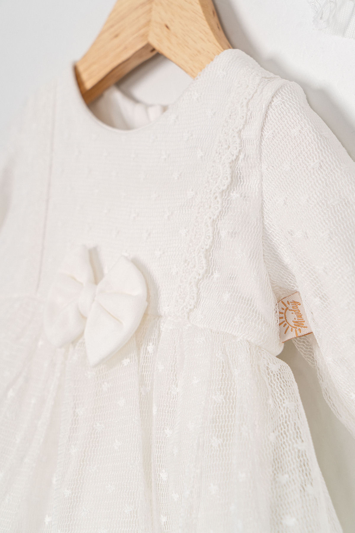 Miniday Baby Kız Bebek Mevlütlük Elbise Bandanalı Dantelli Yeni doğan Hastane çıkışı Gelinlik Abiye Mevlitlik 416 fotoğrafı 3 (önizleme)