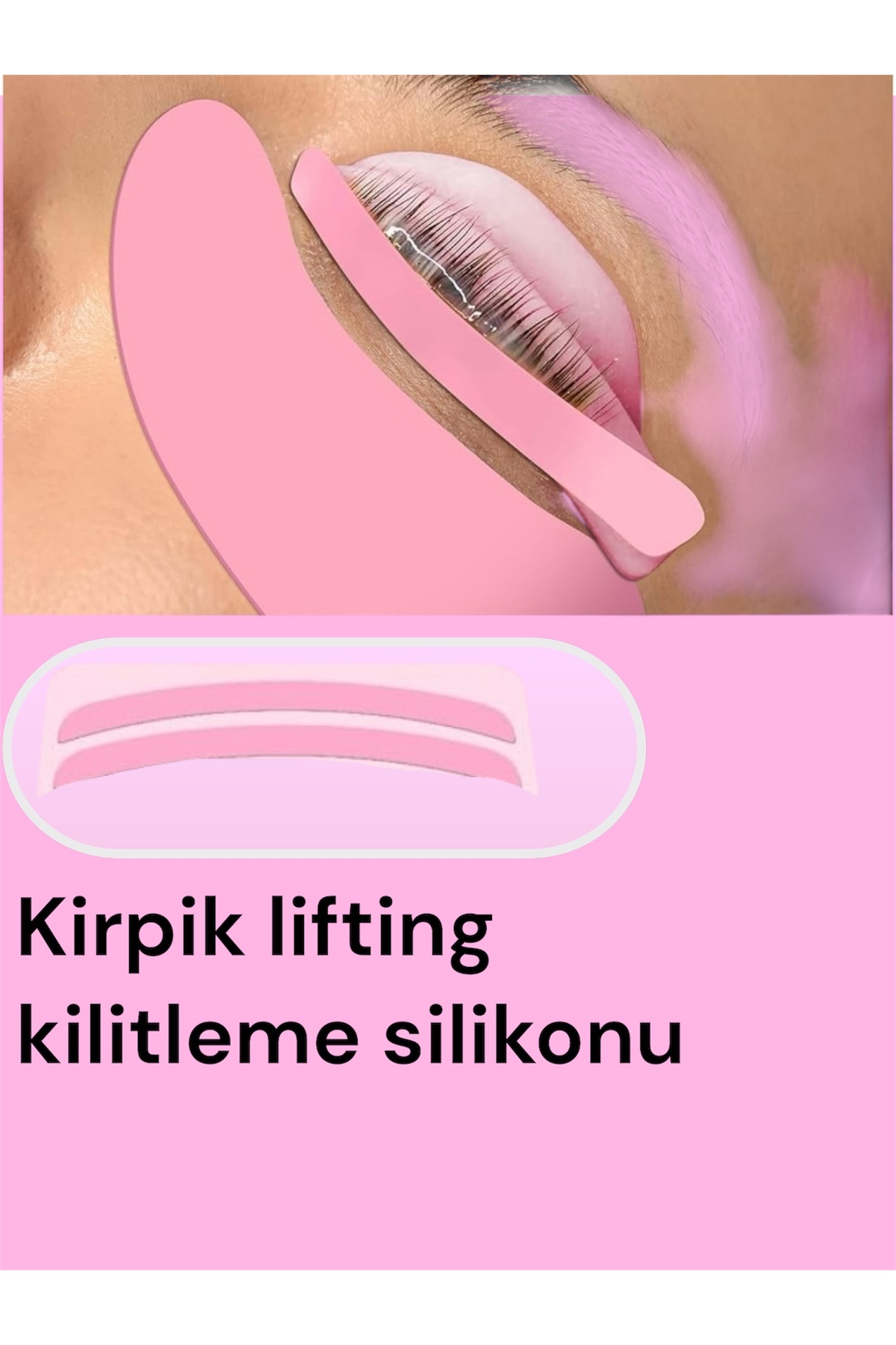 Kirpik lifting permaişlemleri için Kilitleme Bariyer silikonu — صورتی Bariyeroval — تصویر 3 از 3
