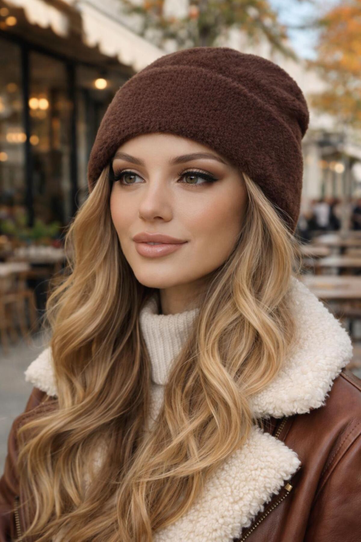 Wearflawless Katlamalı Yumoş Sakallı Triko Bere, Trend Yumoş Bere