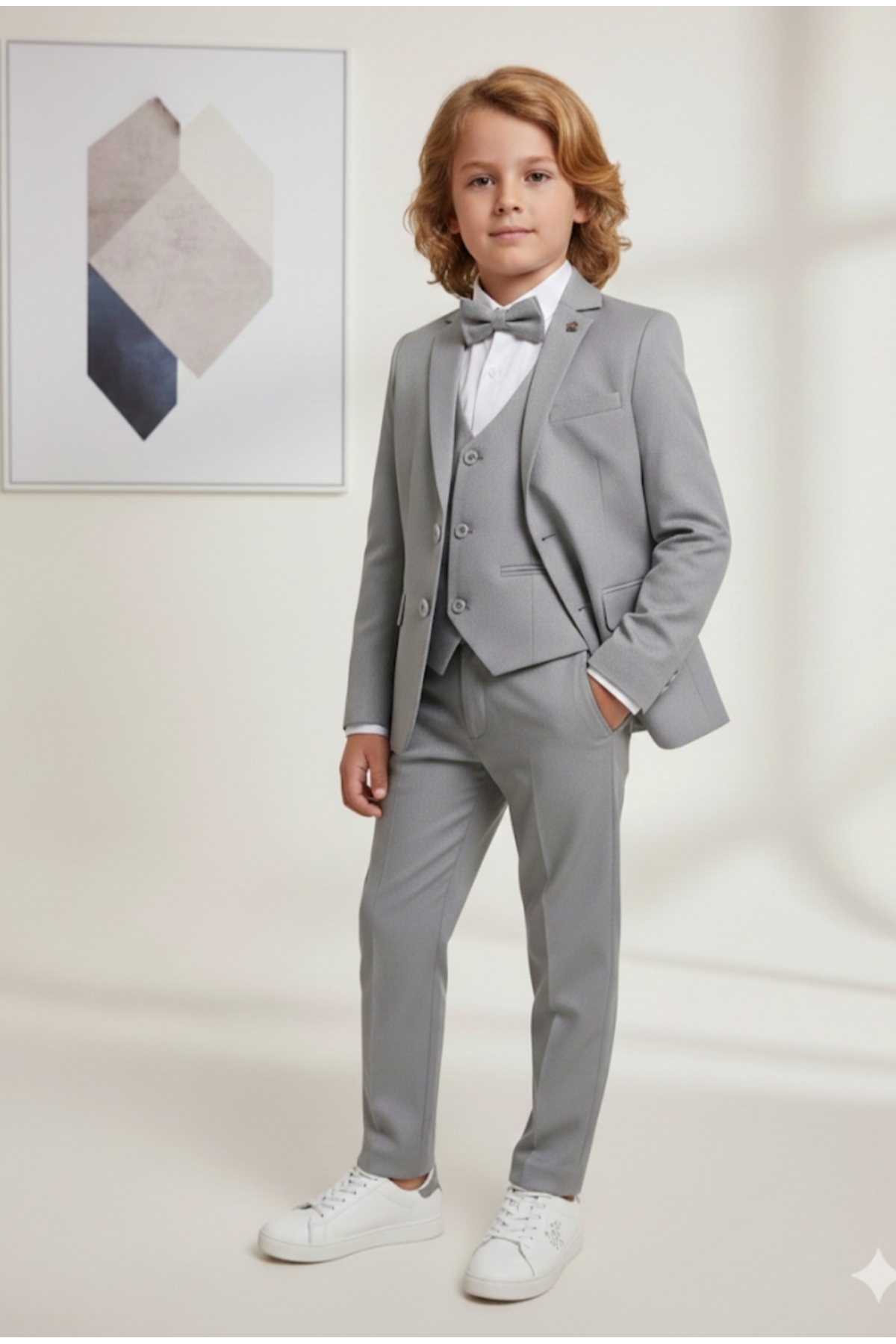 Terry Boys' Tuxedo Suit Set