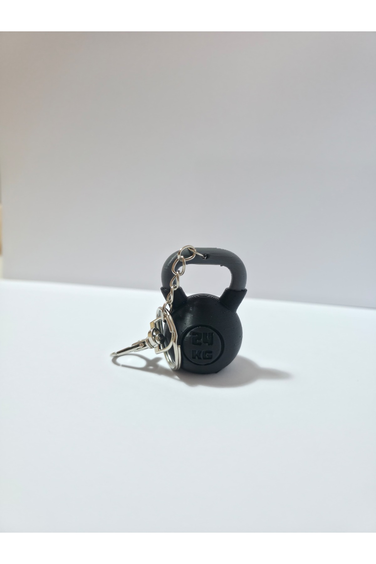 Gym Sports Kettlebell Double Keychain, Bag Charm Ornament