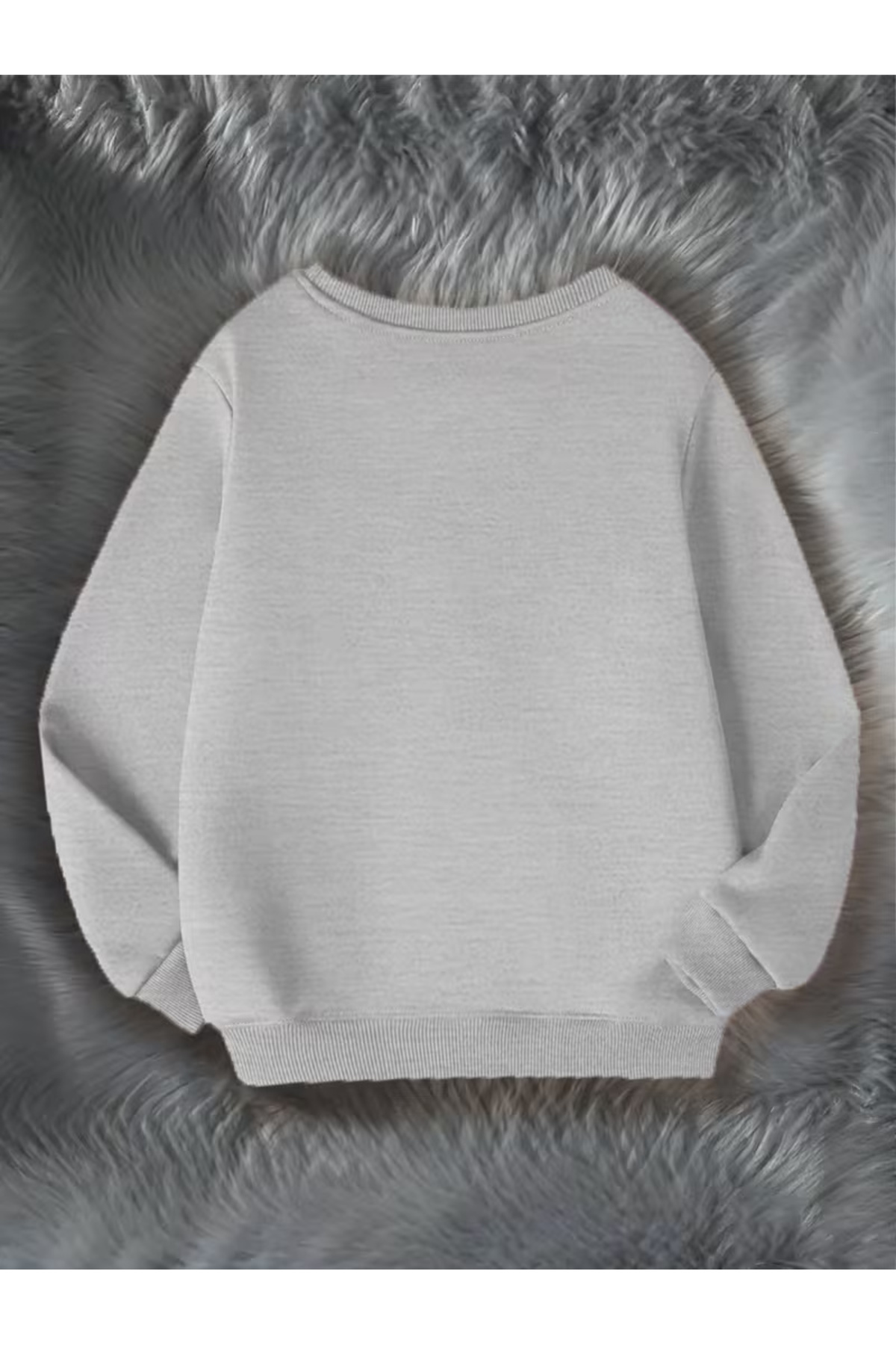 haha Çocuklar için Oversize Kapüşonsuz Sweatshirt fotoğrafı 2 (önizleme)