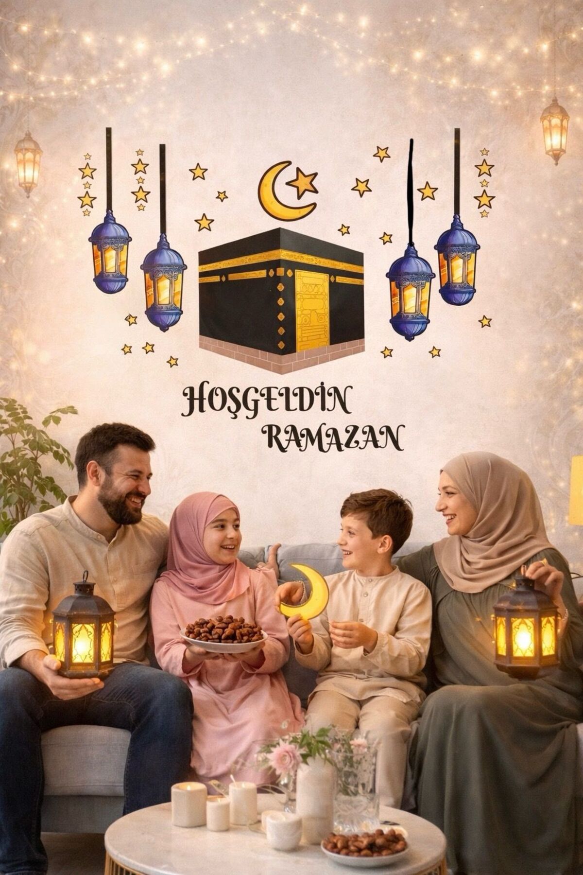 bezzar Hosgeldin Ramazan Sticker Seti Ramazan Süsleri Ramazan Ayi ...