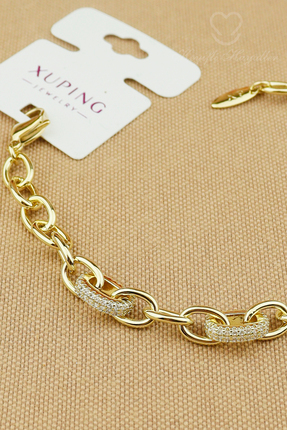 Keyifli Hayaller xuping Bileklik - Xuping Zirkon Taşlı Ayarlanabilir Halka 14...