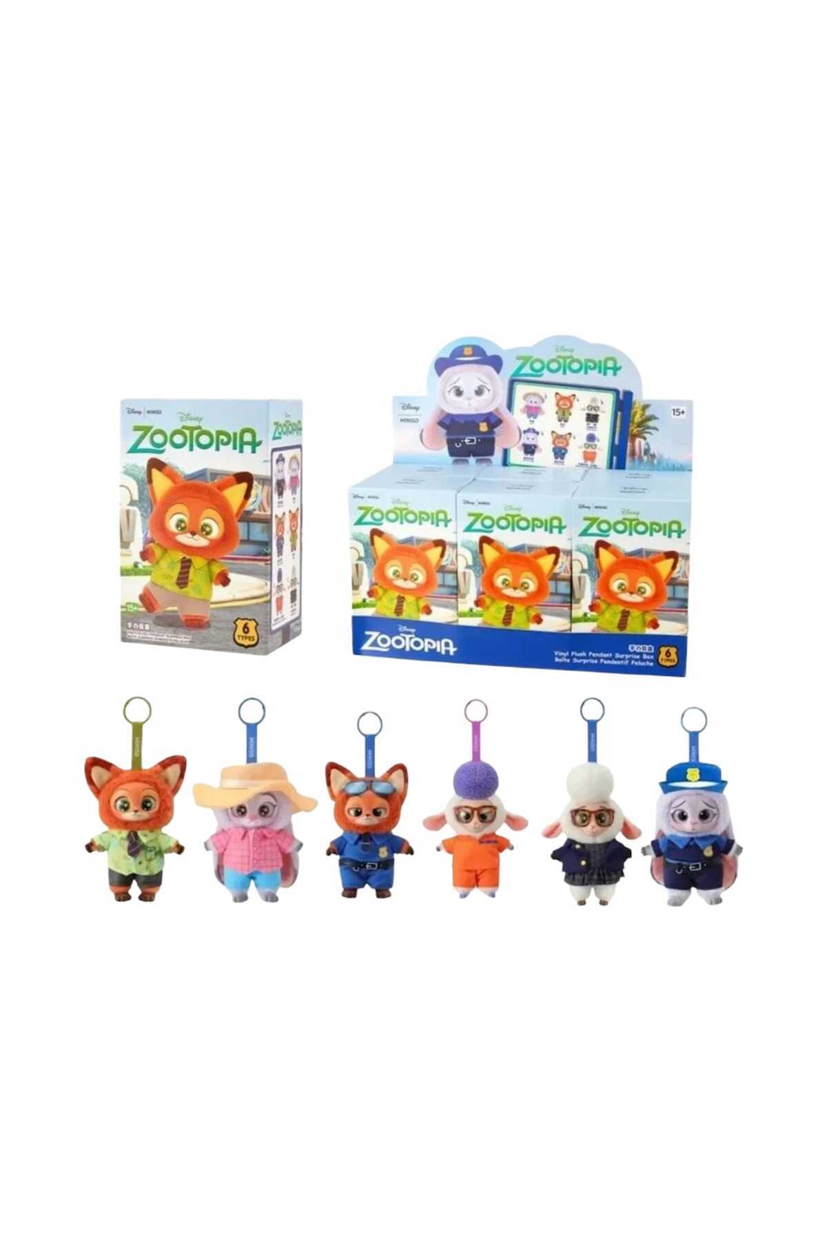 Zootopia Rabbit Keychain Virtual Trend Keychain Zootopia, Zootropolis, Judy Rabbit, Nick the Fox ...