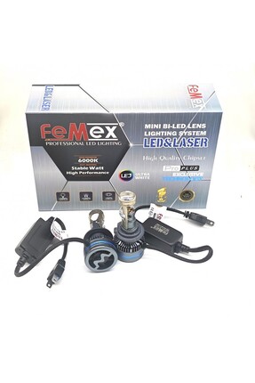 FEMEX Mini Bi-Led H7 Pro Plus ExclusCsp Lextar Chips 55w