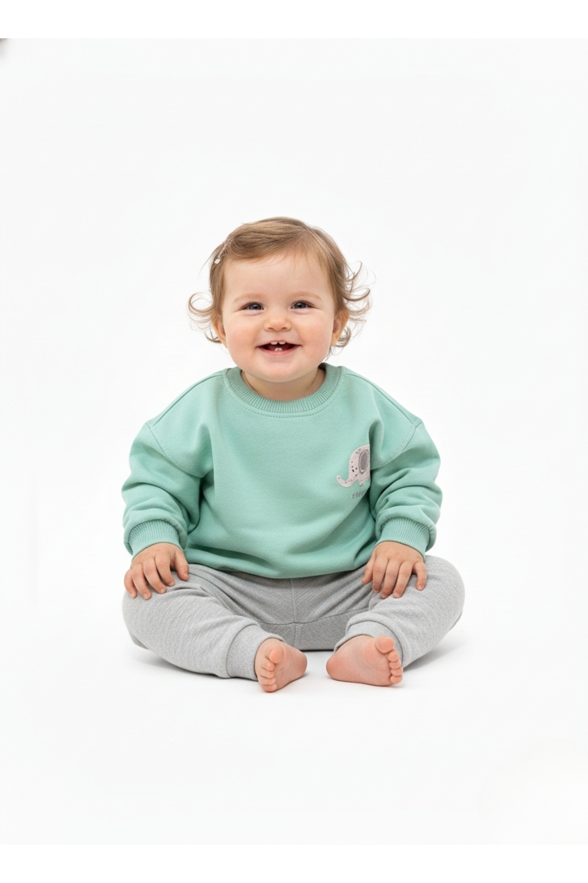 lilico Çocuk Pamuk Renkli Baskılı Oversize 2 İp 2'li Sweatshirt fotoğrafı 3 (önizleme)