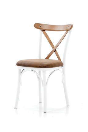 DENGEMA 020 SANDALYE N-TONET BEYAZ OTRK INEGOL CEVIZ SIRT INEGOL CEVIZ