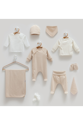 Caramell Yenidoğan 10'lu Paket Pamuklu Hastane Çıkışı