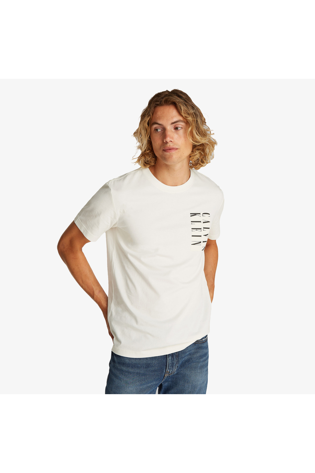 کلوین کلاین تی‌شرت سفید مردانه