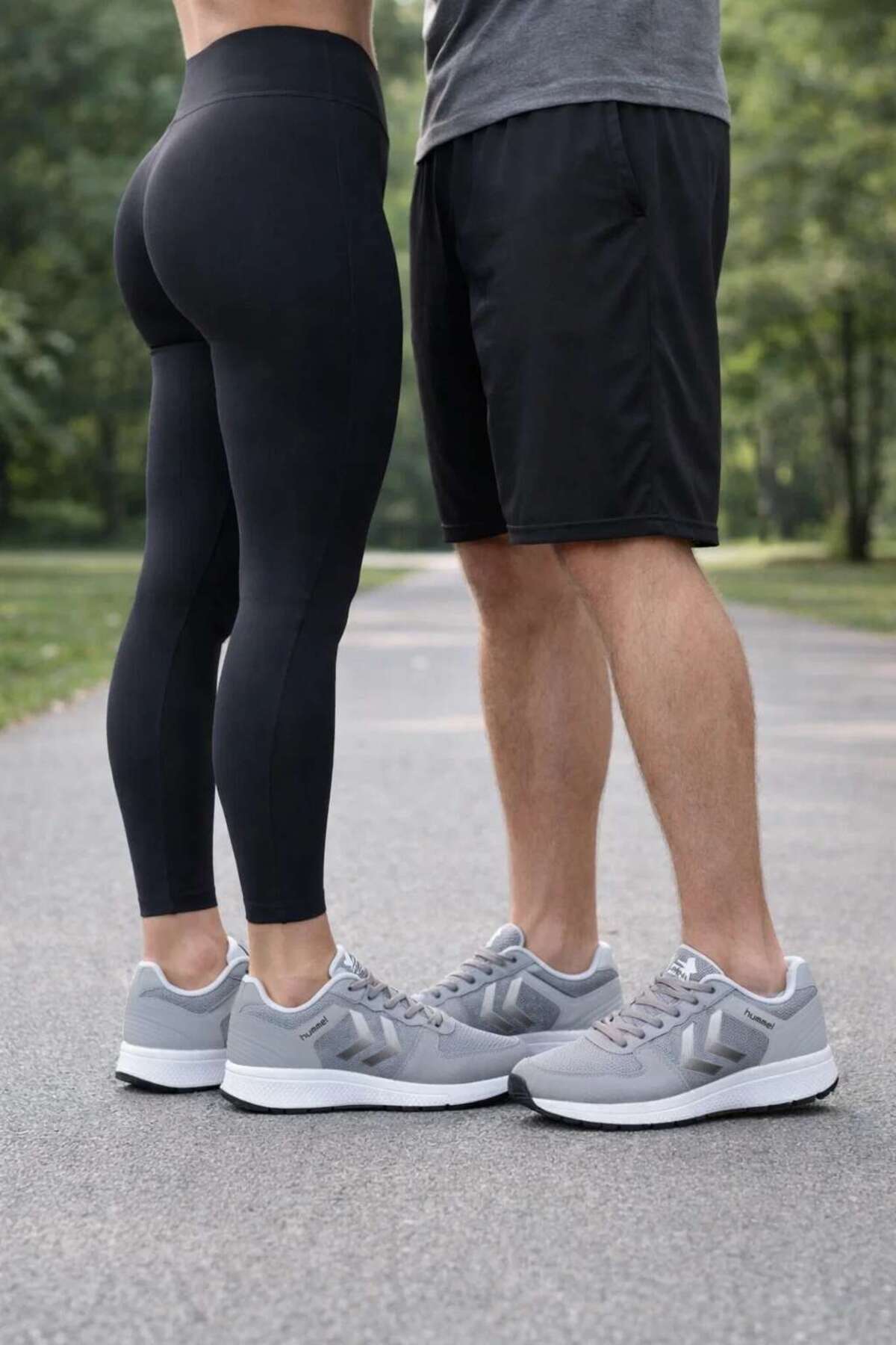 کفش کتانی راحت Porter Unisex خاکستری هامل کفش اسنیکر hummel