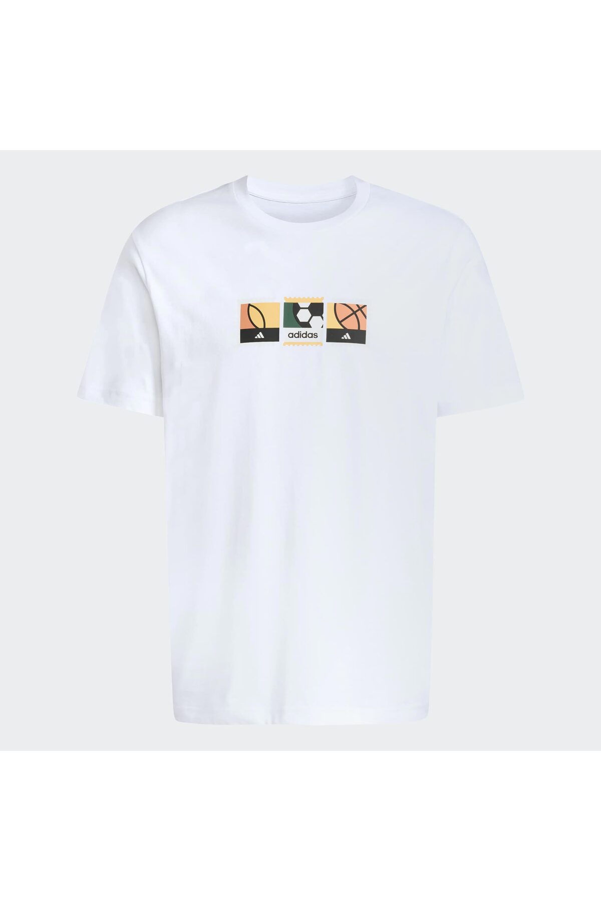 adidas Memories of Sport Stamps Graphic Men's White T-Shirt