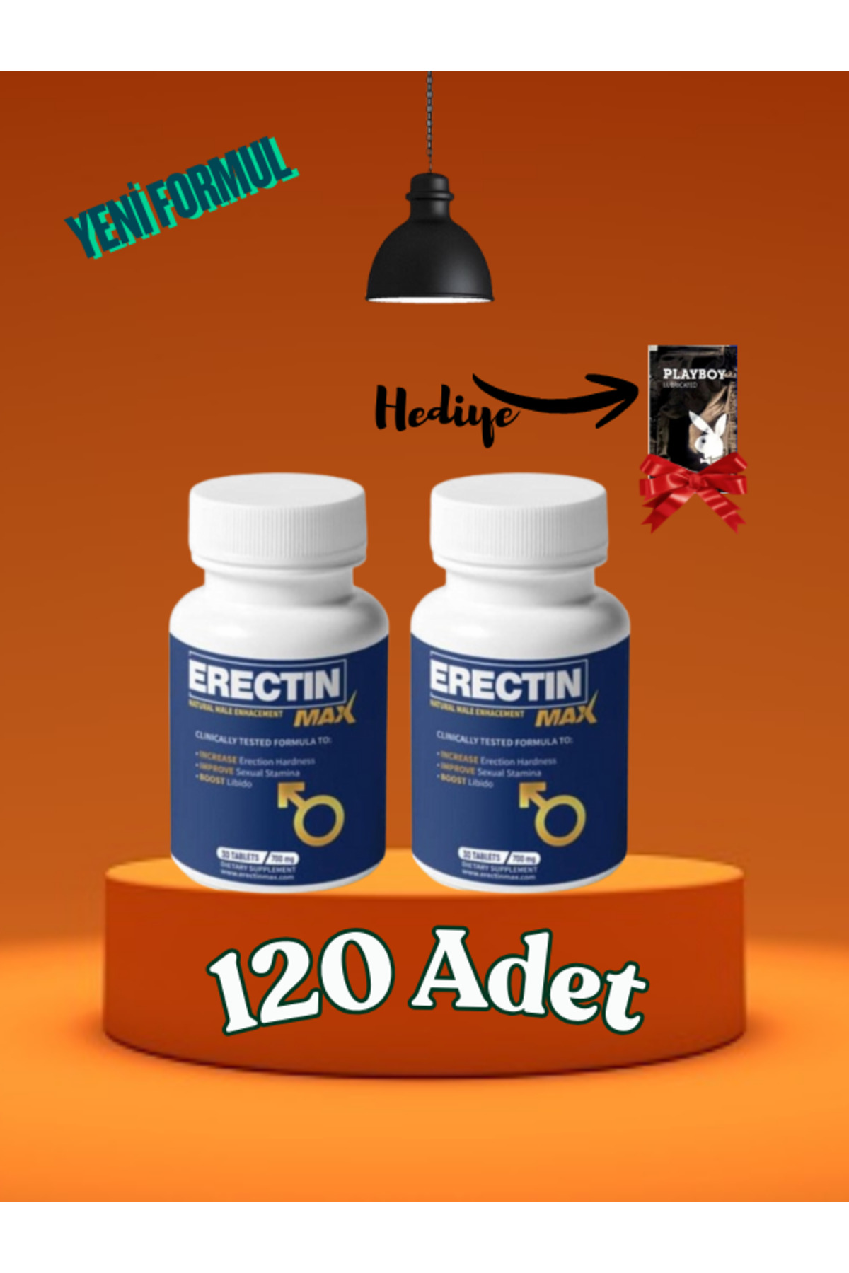 VionexBRK Erectin Max Natural Erkeklere Bitkisel Destek Özel