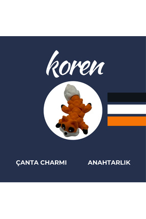 Koren Atelier Tilki (WiggleTail) - Hediyelik Anahtarlık - Yeni Nesil Stres Oy...