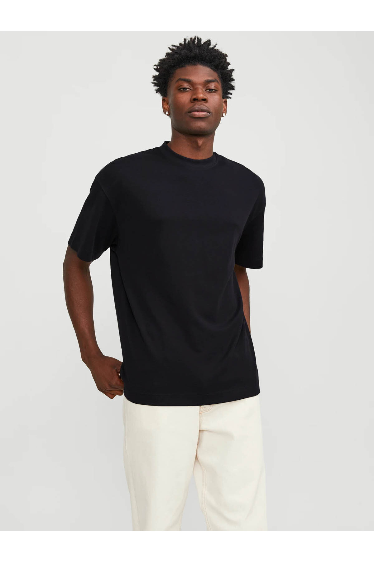 جک اند جونز تی شرت مردانه Jjeurban Edge Tee Ss O-Neck مشکی کد ۱۲۲۵۴۴۱۲