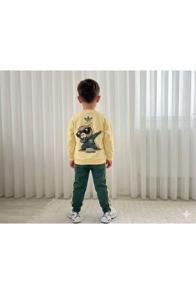 JuraKids alt üst erkek baskılı takım erkek çocuk