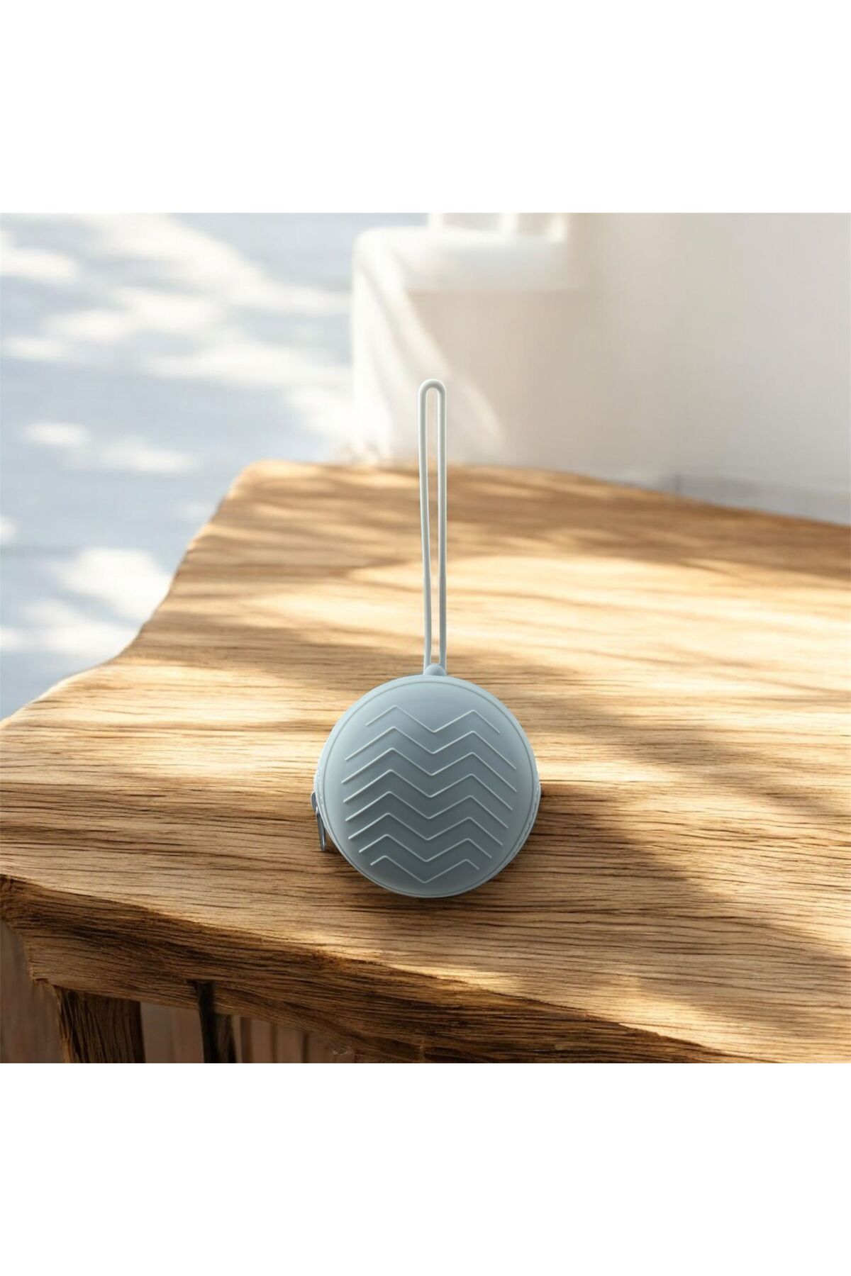 The Cloudish Shop Silikon Emzik Saklama Kutusu Emzik Tutucu Taşınabilir Askılı Fermuarlı - BUZ MAVİ fotoğrafı 5 (önizleme)