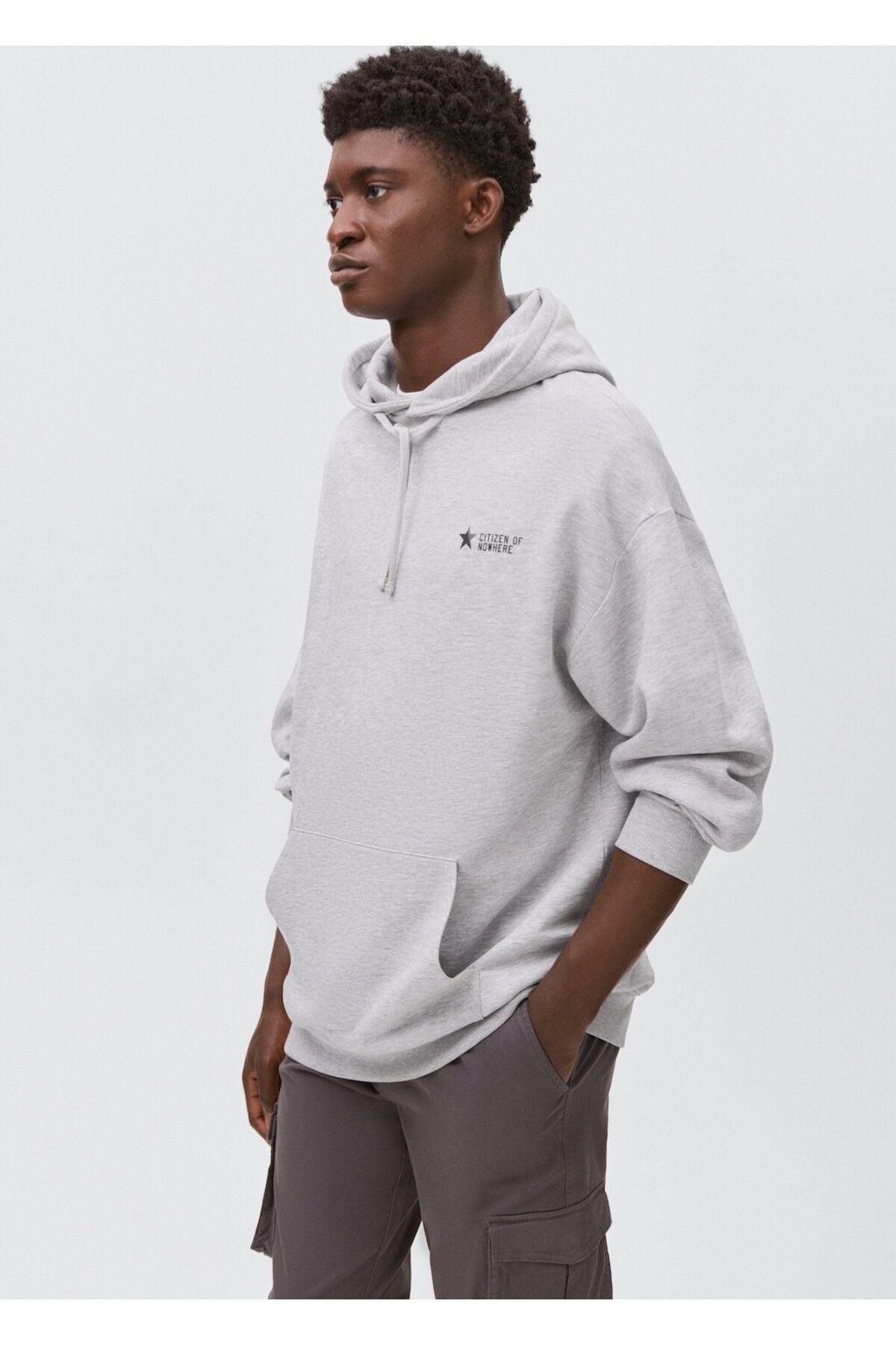 مانگو سویشرت کلاه‌دار طرح‌دار