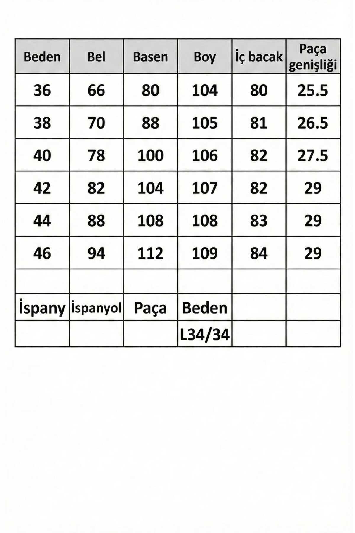 HANIMCA GİYİM  YARIM İSPANYOL PAÇA YÜKSEK BEL SONBAHAR KİŞ GİYİLEBİLİR LİKRALI KEMERLİ KADIN PANTALON - Görsel 6