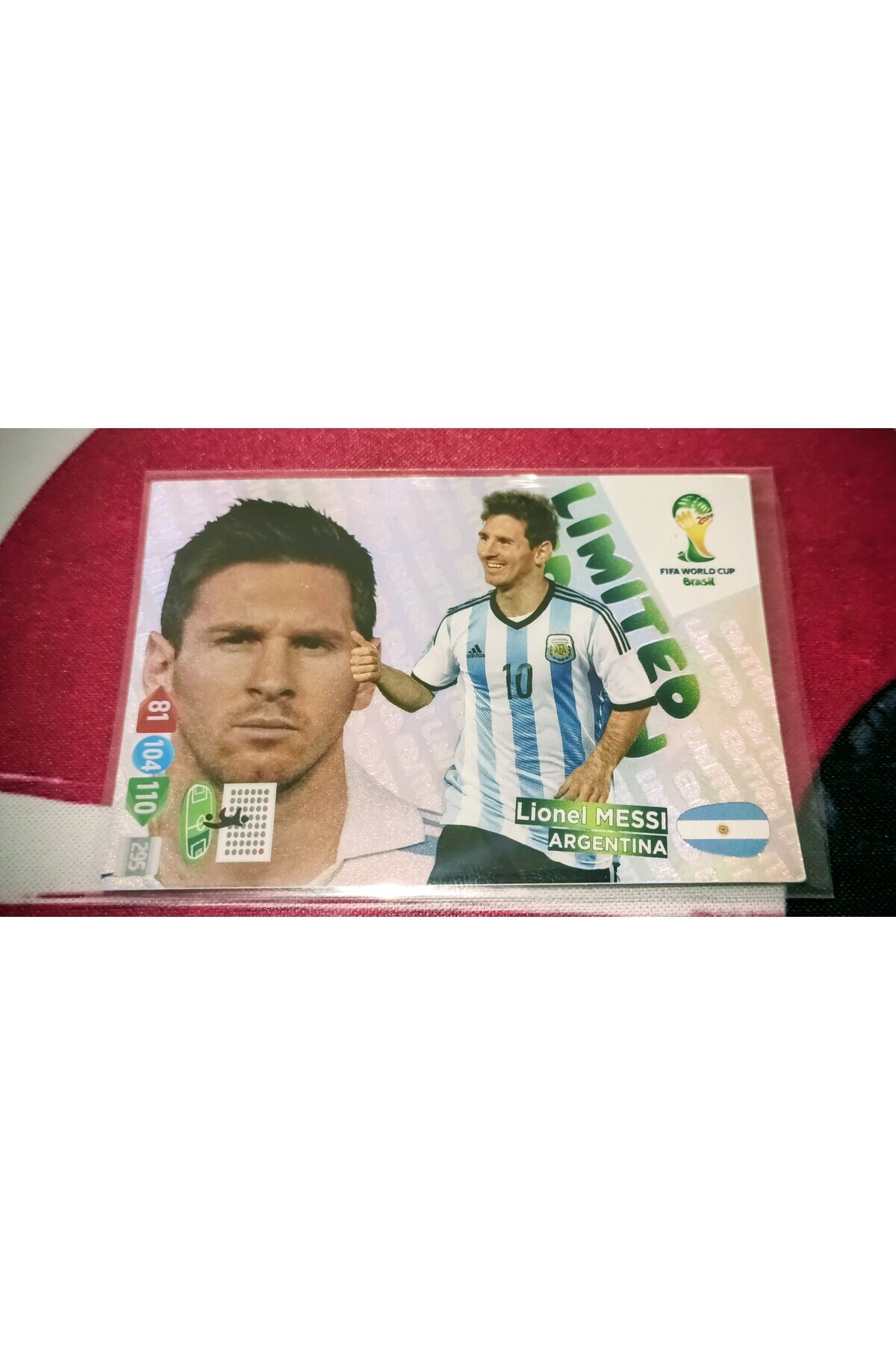 Panini Adrenalyn XL World Cup 2014 Brasil XL Limited Edition Lionel Messi -  Fiyat, Yorumlar