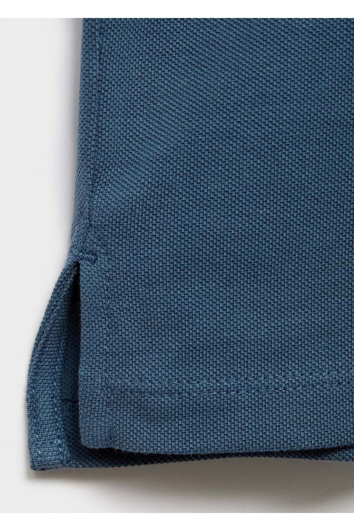 پیراهن مردانه راسته آستین استاندارد | مانگو MANGO Teen 17068636 - تصویر 5