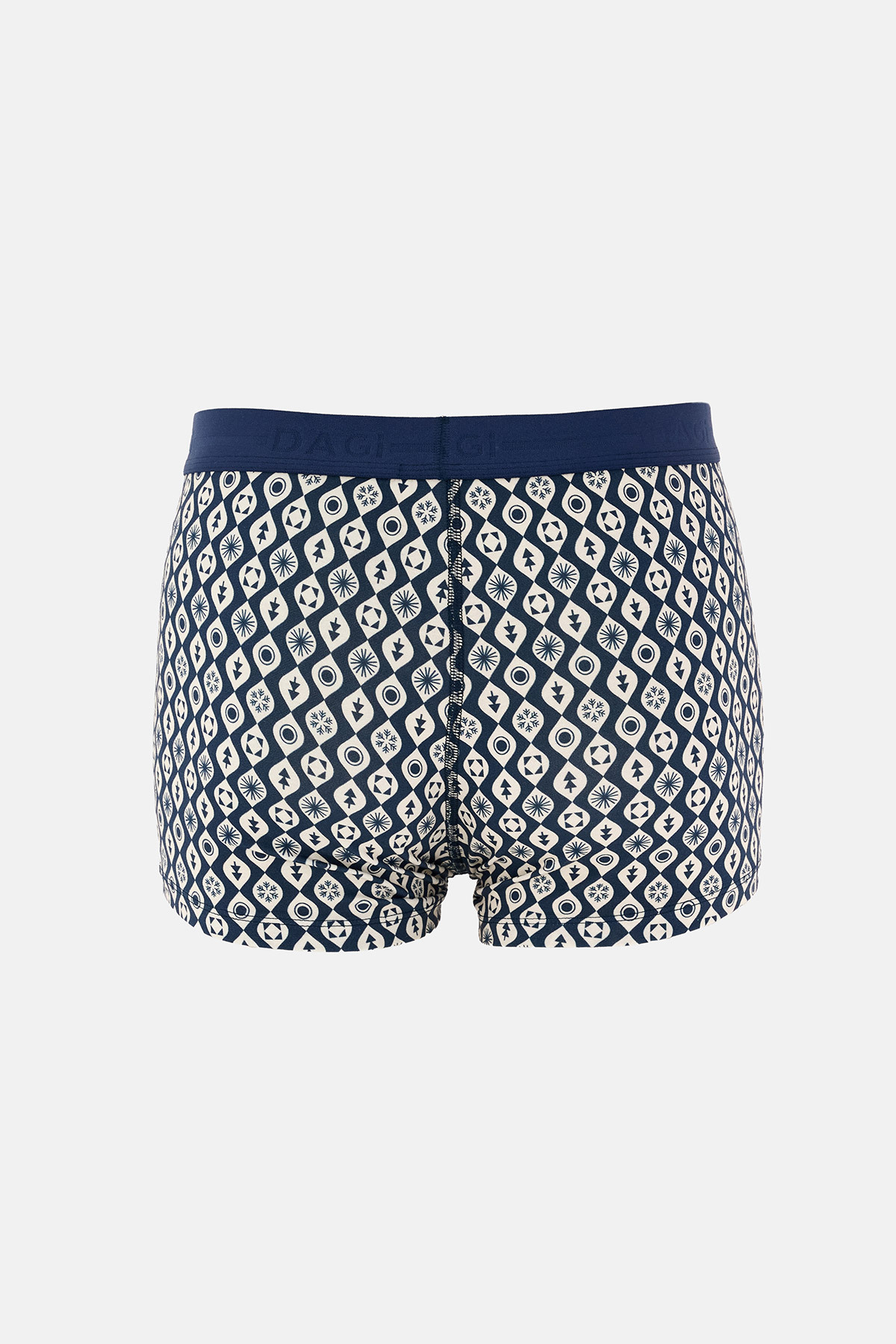 Dagi  Lacivert 5210 3'lü Desenli Pamuk Boxer - Görsel 4