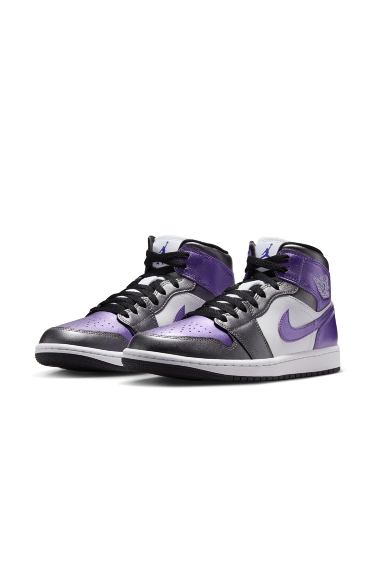 Nike Air Jordan 1 Mid SE 'Metallic Purple' Kadın Ayakkabısı (Dar