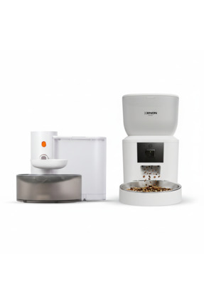 Xenon Smart Akıllı Kedi Besleme Set Kamera Çelik Kase Sesli Kedi Mama Kabı, O...