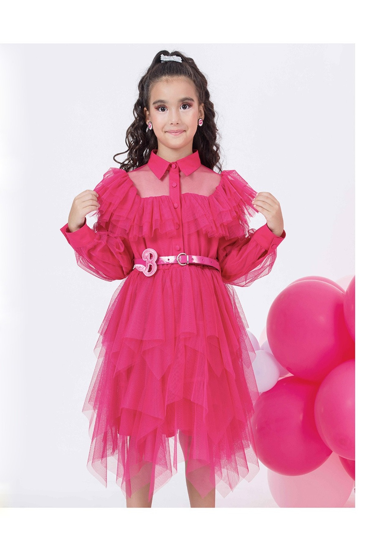 Gocoland Wednesday Barbie Özel Tasarım Kostüm Elbise