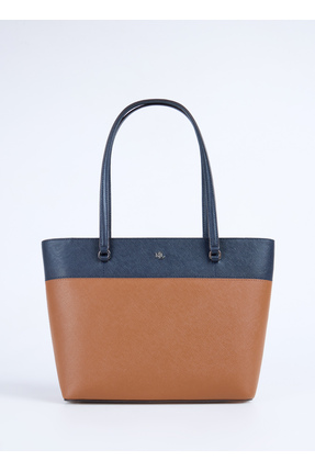 Lauren Ralph Lauren Lacivert - Kahve Kadın Omuz Çantası 431934895009