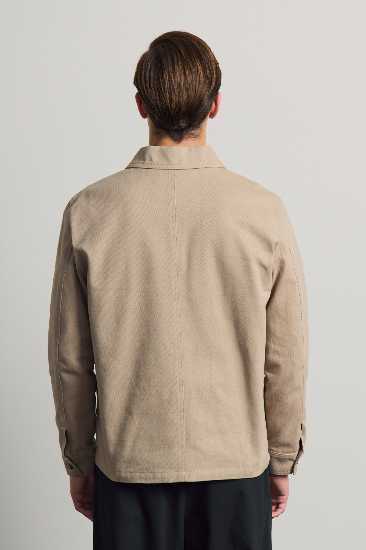 Danger  Erkek Relaxed Pamuklu Ceket Vizon - Görsel 8