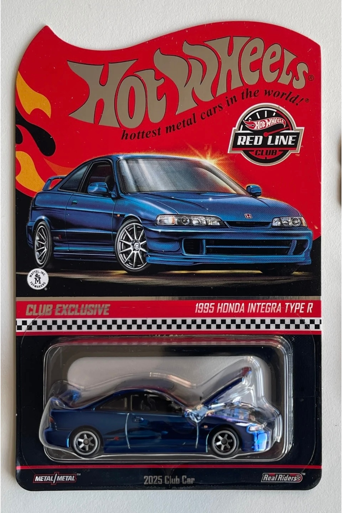 HOT WHEELS 1995 Honda Integra Type R Blue Collectors RLC Exclusive