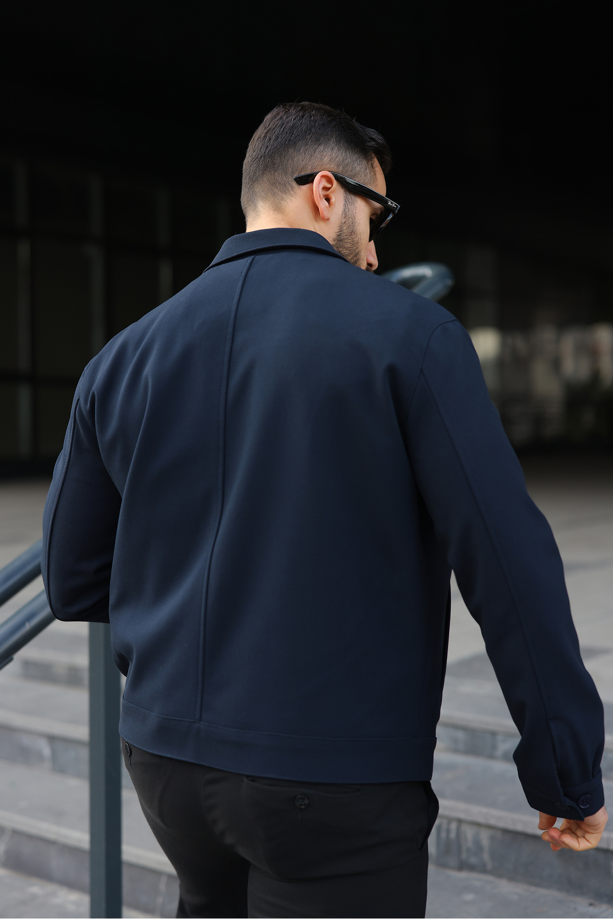 SEASON COAT ERKEK CEKET ÇİFT BAŞLIKLI FERMUAR İNCE ASTAR REGULAR KALIP görsel 4