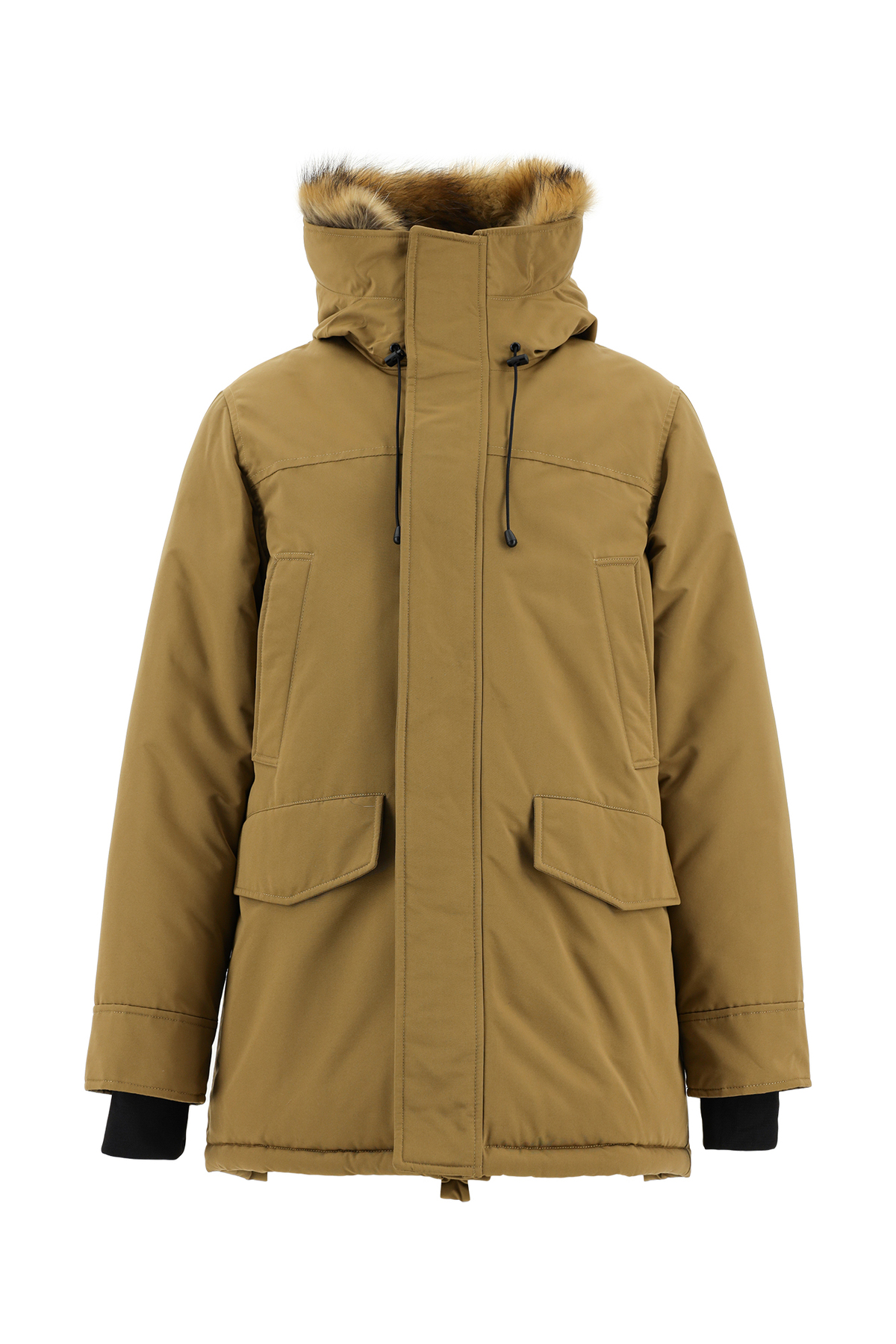 Abdullah Kiğılı  Kürklü Kapüşonlu Spor Kaban - Görsel 2