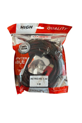 Retro 5 Metre HDMI Kablo – Bakır Korumalı, Uzun Mesafe Yüksek