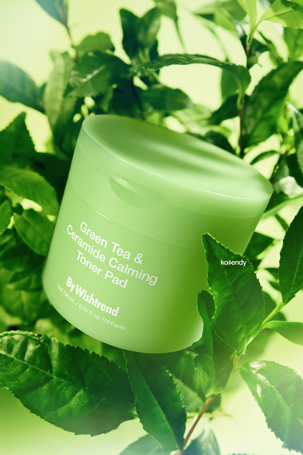 By Wishtrend Green Tea & Ceramide Calming Toner Pad - Besleyici