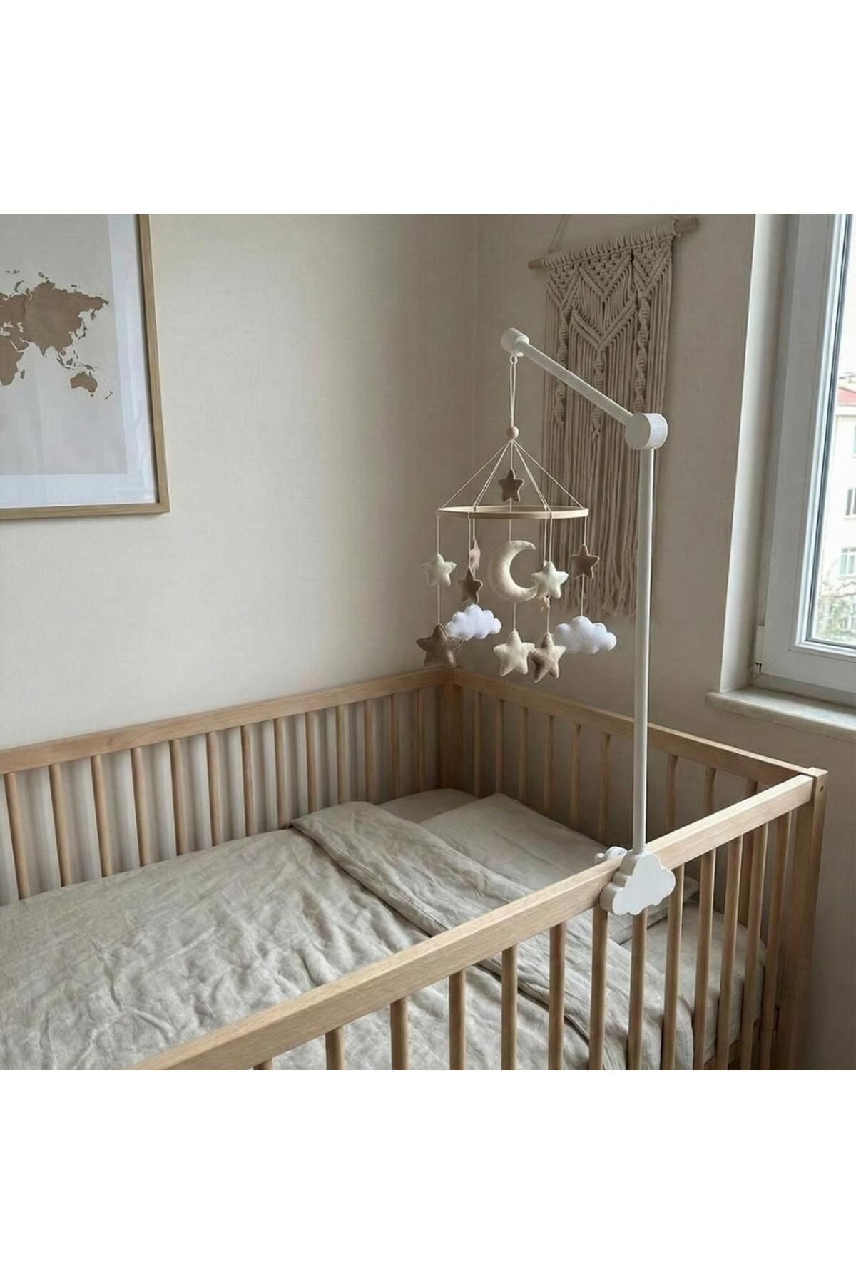 Dönence ahşap asma aparatı bulut modeli fotoğrafı 2 (önizleme)