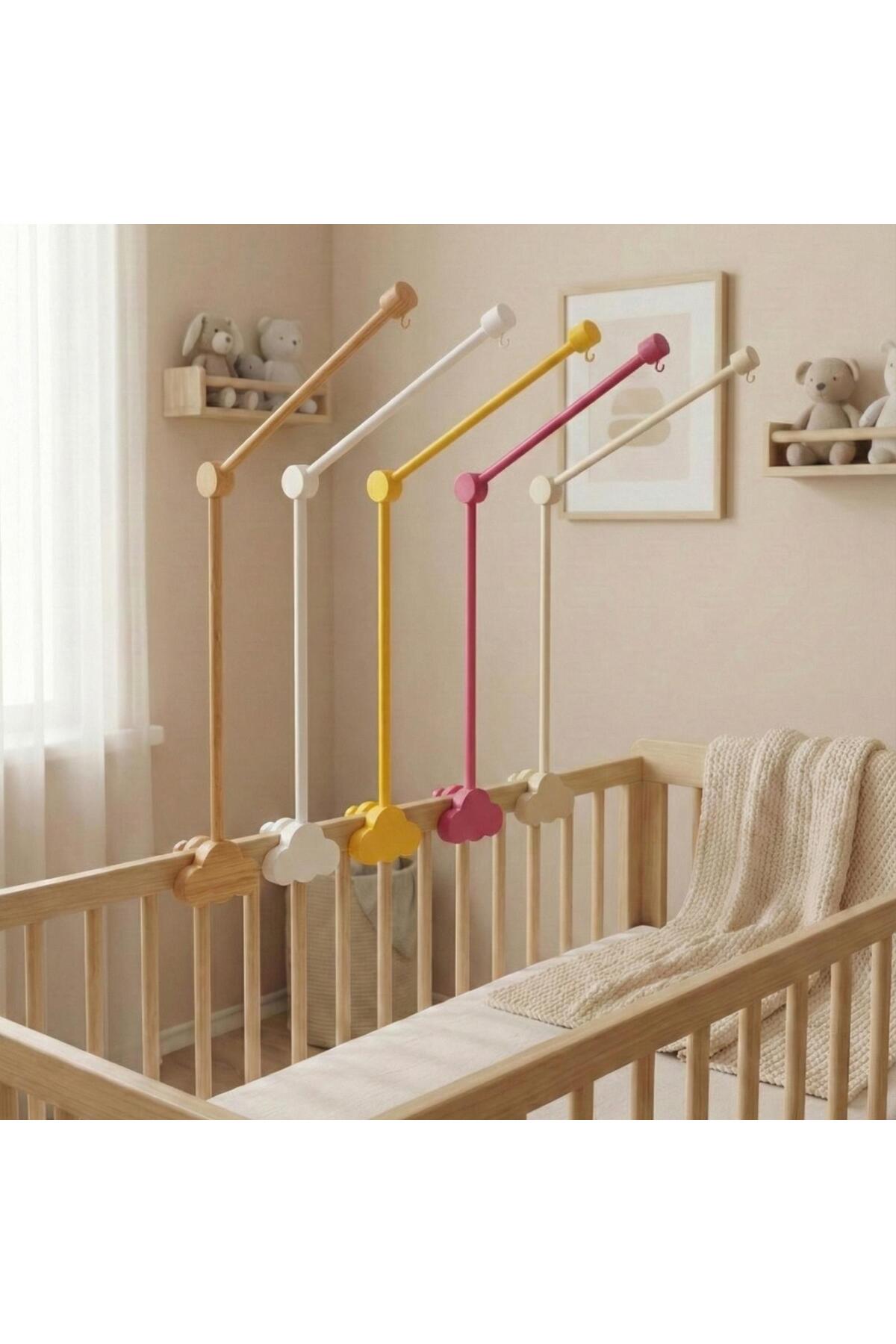 Dönence ahşap asma aparatı bulut modeli fotoğrafı 4 (önizleme)