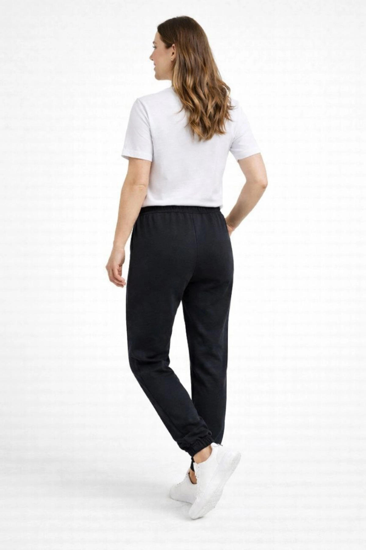 pilelistore Kadın Jogger Eşofman Altı , Cepli, Paça Lastilkl ,Spor Pantolon - Siyah fotoğrafı 5 (önizleme)